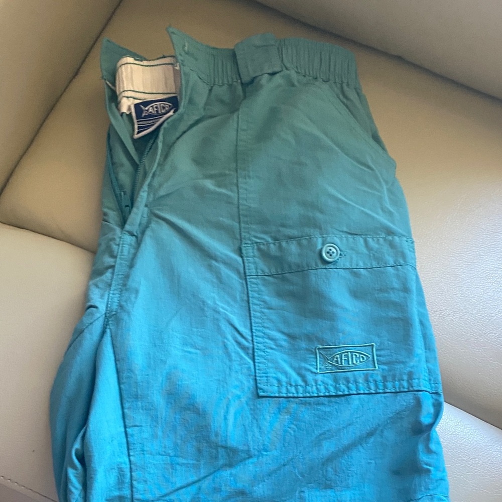 AFTCO Aqua Blue Outdoor Shorts